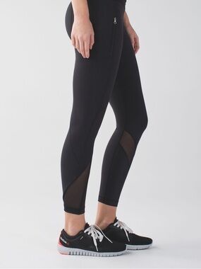 LIKE NEW Lululemon Inspire Tight II Mesh Luxtreme Leggings Size 4